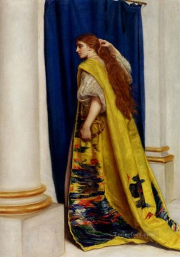  Raphaelite Oil Painting - Esther Pre Raphaelite John Everett Millais